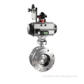 pneumatic butterfly Valve double acting
